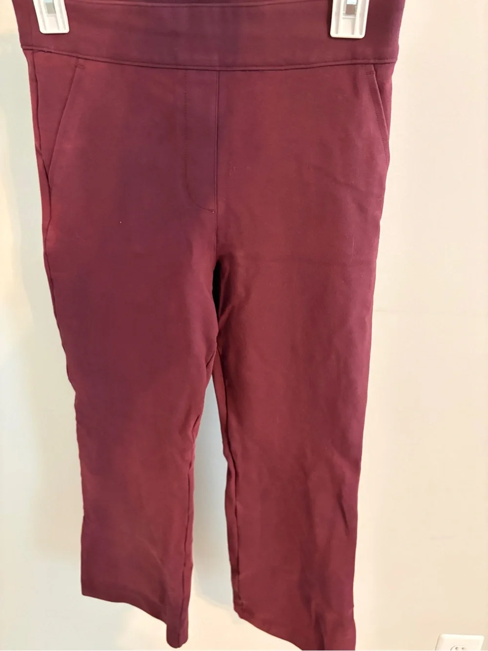 SPANX perfect pant Ponte Bootcut Pants in Deep Burgundy